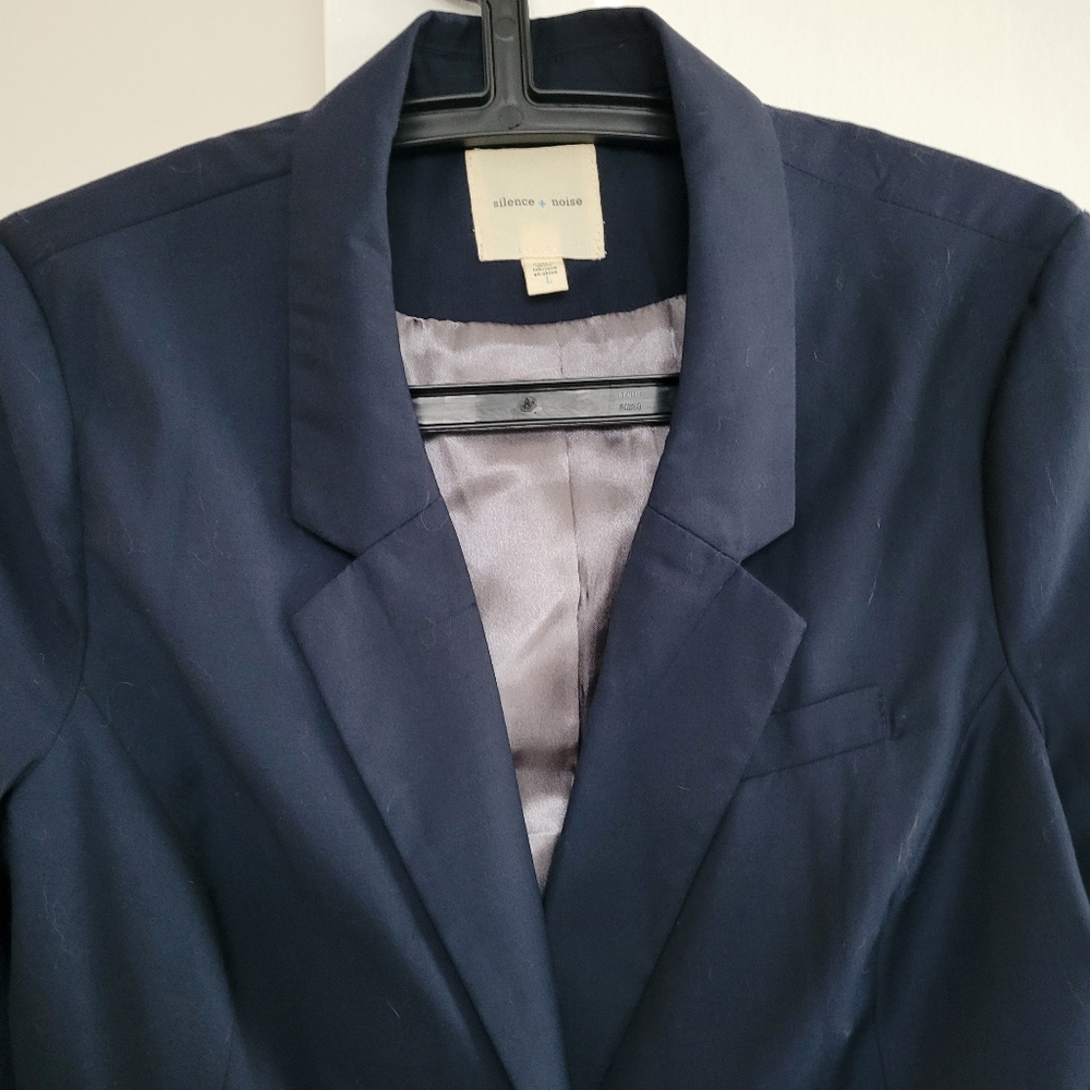 Anthropologie Silence + Noise Tux Style Tailored Jacket
